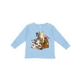 thumbnail image 1 of Inktastic Happy Farm Animals Boys or Girls Long Sleeve Toddler T-Shirt, 1 of 5