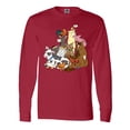 thumbnail image 1 of Inktastic Happy Farm Animals Long Sleeve T-Shirt, 1 of 5