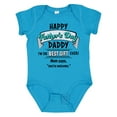 thumbnail image 1 of Inktastic Happy Father's Day Best Ever Boys or Girls Baby Bodysuit, 1 of 5