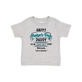 thumbnail image 1 of Inktastic Happy Father's Day Best Ever Boys or Girls Baby T-Shirt, 1 of 5