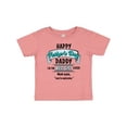 thumbnail image 1 of Inktastic Happy Father's Day Best Ever Boys or Girls Baby T-Shirt, 1 of 5