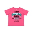 thumbnail image 1 of Inktastic Happy Father's Day Best Ever Boys or Girls Toddler T-Shirt, 1 of 5