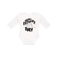 thumbnail image 1 of Inktastic Happy Father's Day Parent-Child Fist Bump Boys or Girls Long Sleeve Baby Bodysuit, 1 of 5
