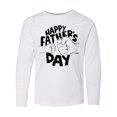 thumbnail image 1 of Inktastic Happy Father's Day Parent-Child Fist Bump Long Sleeve Youth T-Shirt, 1 of 5