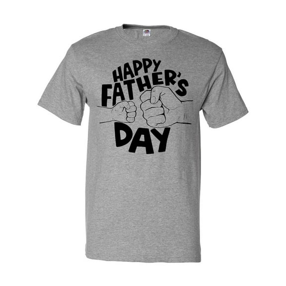 Inktastic Happy Father's Day Parent-Child Fist Bump T-Shirt