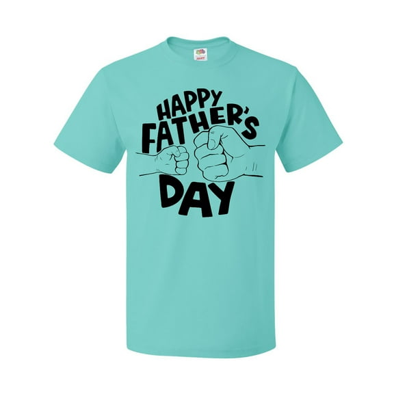 Inktastic Happy Father's Day Parent-Child Fist Bump T-Shirt