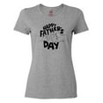 thumbnail image 1 of Inktastic Happy Father's Day Parent-Child Fist Bump Women's T-Shirt, 1 of 5