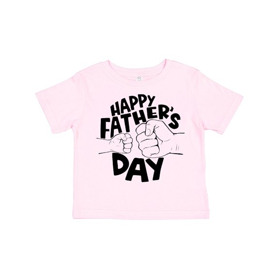 Inktastic Happy Father's Day Parent-child Fist Bump Boys or Girls Toddler T-Shirt