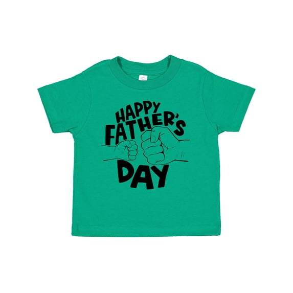 Inktastic Happy Father's Day Parent-child Fist Bump Boys or Girls Toddler T-Shirt