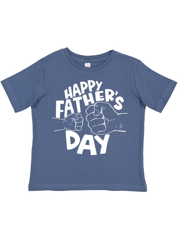 Happy Father's Day Parent-child Fist Bump Boys or Girls Toddler T-Shirt