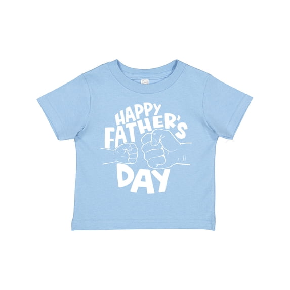 Inktastic Happy Father's Day Parent-child Fist Bump Boys or Girls Toddler T-Shirt