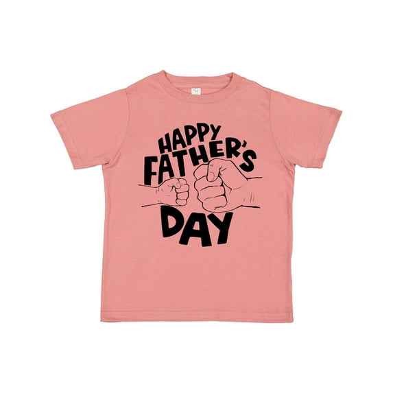 Inktastic Happy Father's Day Parent-child Fist Bump Boys or Girls Toddler T-Shirt