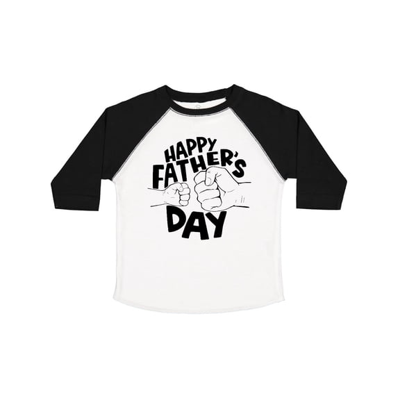 Inktastic Happy Father's Day Parent-child Fist Bump Boys or Girls Toddler T-Shirt