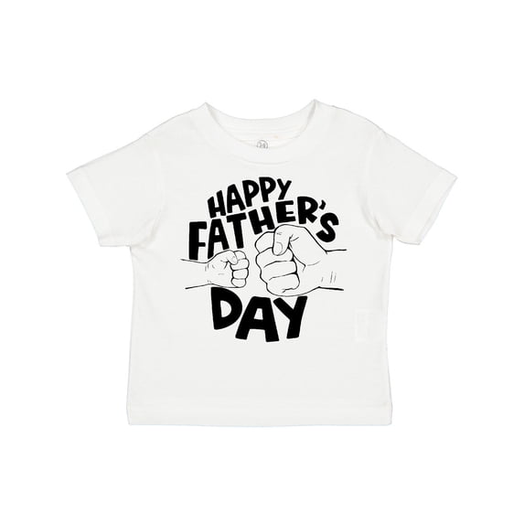 Inktastic Happy Father's Day Parent-child Fist Bump Boys or Girls Toddler T-Shirt
