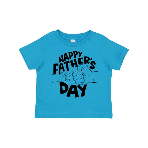 Inktastic Happy Father's Day Parent-child Fist Bump Boys or Girls Toddler T-Shirt
