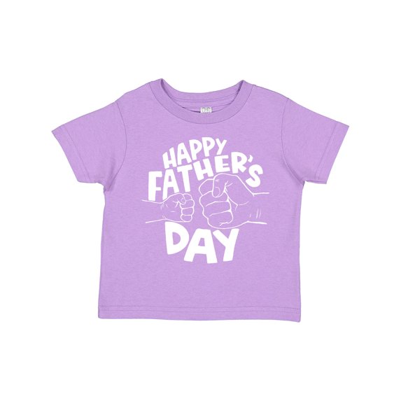 Inktastic Happy Father's Day Parent-child Fist Bump Boys or Girls Toddler T-Shirt