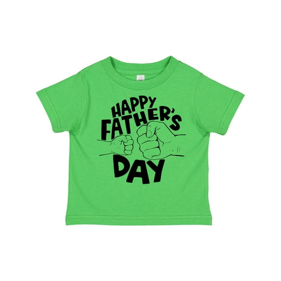 Inktastic Happy Father's Day Parent-child Fist Bump Boys or Girls Toddler T-Shirt