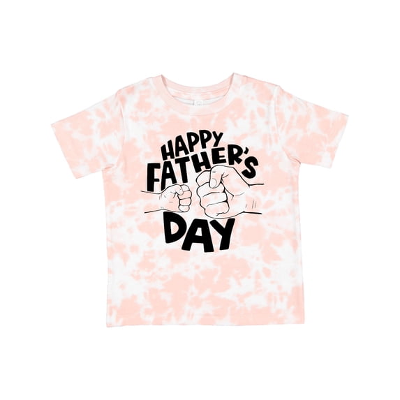 Inktastic Happy Father's Day Parent-child Fist Bump Boys or Girls Toddler T-Shirt
