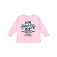 thumbnail image 1 of Inktastic Happy Father's Day- best gift ever Boys or Girls Long Sleeve Toddler T-Shirt, 1 of 5