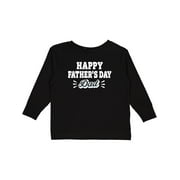 Inktastic Happy Fathers Day Dad Boys or Girls Long Sleeve Toddler T-Shirt