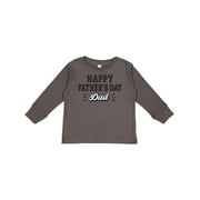 Inktastic Happy Fathers Day Dad Boys or Girls Long Sleeve Toddler T-Shirt