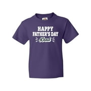 Inktastic Happy Fathers Day Dad Youth T-Shirt