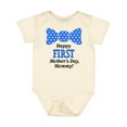 thumbnail image 1 of Inktastic Happy First Mother's Day, Mommy Bow Tie Boys or Girls Baby Bodysuit, 1 of 5