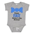 thumbnail image 1 of Inktastic Happy First Mother's Day, Mommy Bow Tie Boys or Girls Baby Bodysuit, 1 of 5