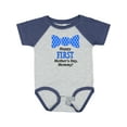 thumbnail image 1 of Inktastic Happy First Mother's Day, Mommy Bow Tie Boys or Girls Baby Bodysuit, 1 of 5