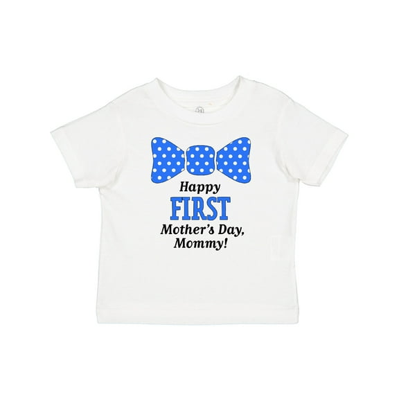 Inktastic Happy First Mother's Day, Mommy Bow Tie Boys or Girls Baby T-Shirt