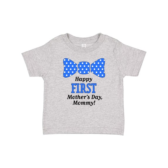 Inktastic Happy First Mother's Day, Mommy Bow Tie Boys or Girls Baby T-Shirt