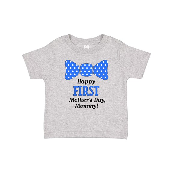 Inktastic Happy First Mother's Day, Mommy Bow Tie Boys or Girls Baby T-Shirt