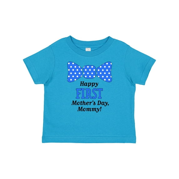 Inktastic Happy First Mother's Day, Mommy Bow Tie Boys or Girls Baby T-Shirt