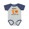 thumbnail image 1 of Inktastic Happy First Mothers Day with Tiger Boys or Girls Baby Bodysuit, 1 of 5