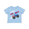 thumbnail image 1 of Inktastic Happy Fourth of July Monster Truck Boys or Girls Toddler T-Shirt, 1 of 5