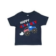 thumbnail image 1 of Inktastic Happy Fourth of July Monster Truck Boys or Girls Toddler T-Shirt, 1 of 5