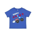 thumbnail image 1 of Inktastic Happy Fourth of July Monster Truck Boys or Girls Toddler T-Shirt, 1 of 5
