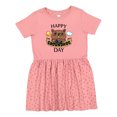 thumbnail image 1 of Inktastic Happy Groundhog Day Cute Girls Toddler Dress, 1 of 5