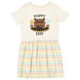 thumbnail image 1 of Inktastic Happy Groundhog Day Cute Girls Toddler Dress, 1 of 5