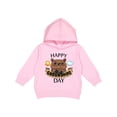thumbnail image 1 of Inktastic Happy Groundhog Day Cute Toddler Hoodie, 1 of 4