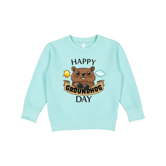 Inktastic Happy Groundhog Day Cute Toddler Sweatshirt