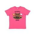 thumbnail image 1 of Inktastic Happy Groundhog Day Cute Youth T-Shirt, 1 of 5