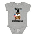 thumbnail image 1 of Inktastic Happy Groundhog Day February Boys or Girls Baby Bodysuit, 1 of 5