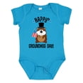 thumbnail image 1 of Inktastic Happy Groundhog Day February Boys or Girls Baby Bodysuit, 1 of 5