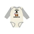 thumbnail image 1 of Inktastic Happy Groundhog Day February Boys or Girls Long Sleeve Baby Bodysuit, 1 of 5