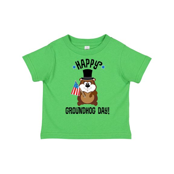 Inktastic Happy Groundhog Day February Boys or Girls Toddler T-Shirt