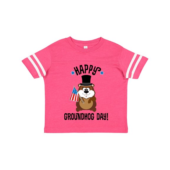 Inktastic Happy Groundhog Day February Boys or Girls Toddler T-Shirt