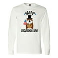 thumbnail image 1 of Inktastic Happy Groundhog Day February Long Sleeve T-Shirt, 1 of 5