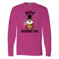 thumbnail image 1 of Inktastic Happy Groundhog Day February Long Sleeve T-Shirt, 1 of 5