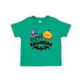 thumbnail image 1 of Inktastic Happy Halloween Bat, Witch Hat, Jack O Lantern Boys or Girls Baby T-Shirt, 1 of 5